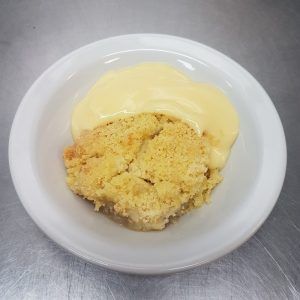 Apple Crumble & Custard