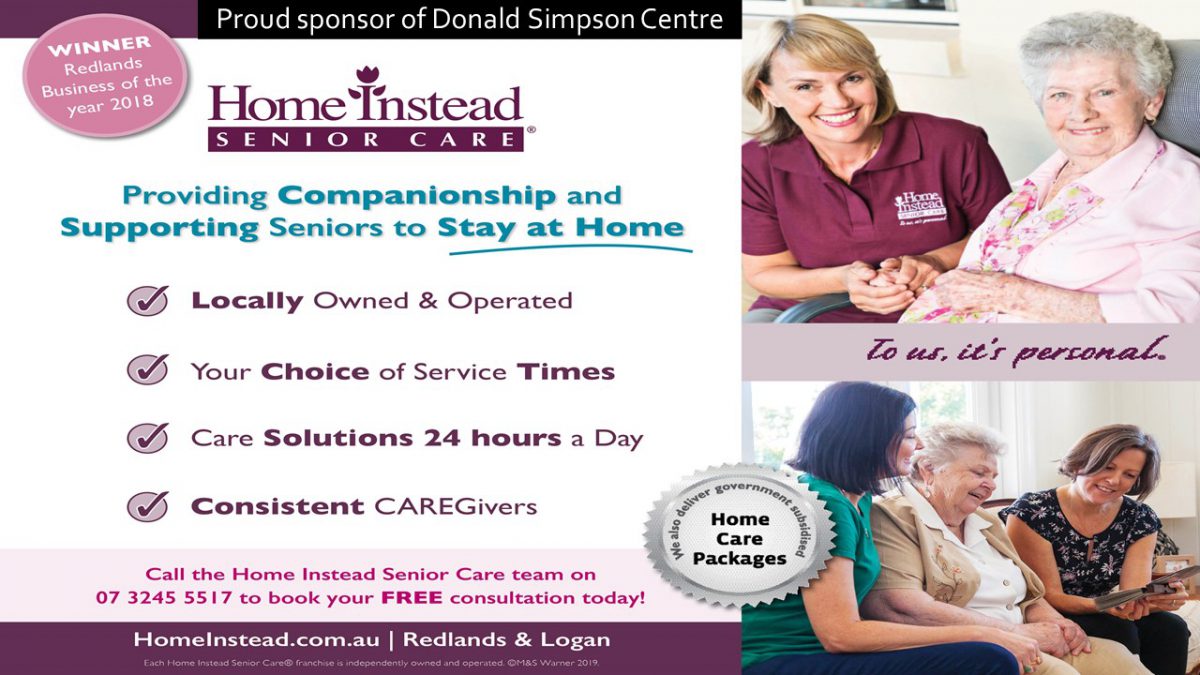 Home Instead ‘To us, it’s personal’ The Donald Simpson Centre