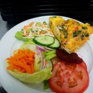 Quiche & Salad