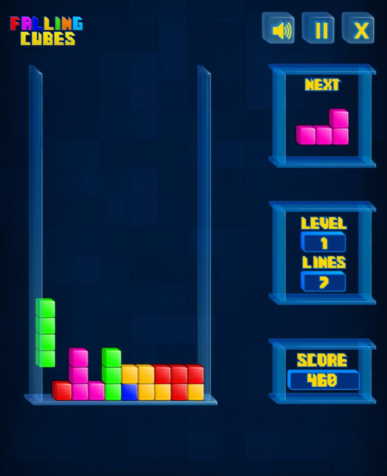 Falling Cubes (Tetris) - The Donald Simpson Centre